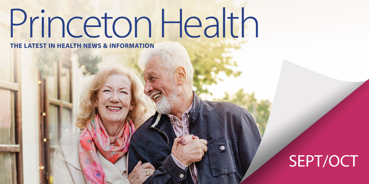 Banner for September/October 2022 issue of Princeton Health magazine