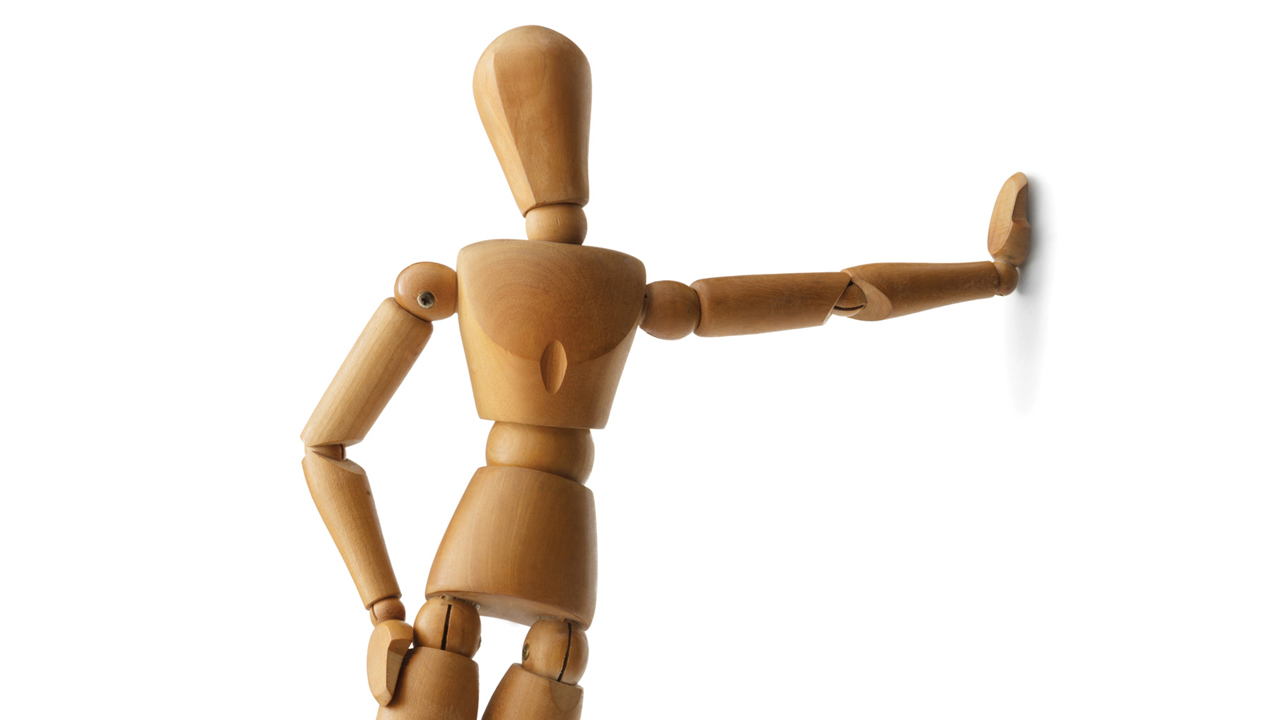 Photo of wooden artist's mannequin