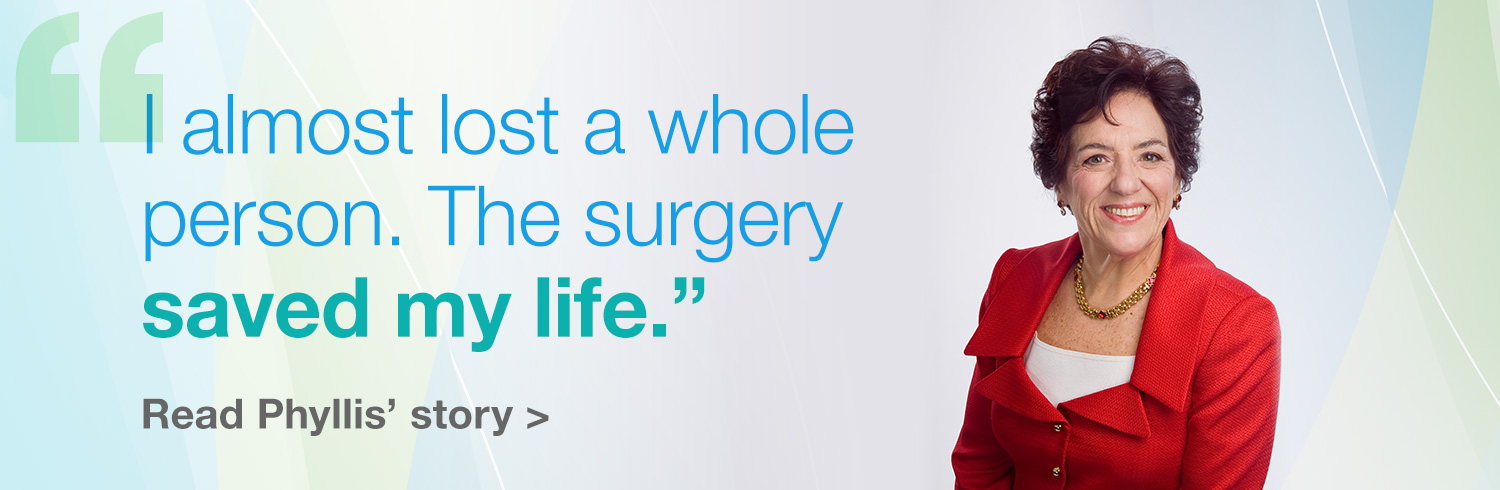 Phyllis Oppenheimer bariatrics patient