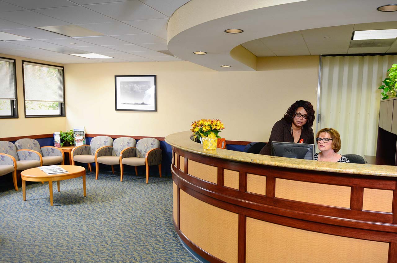 reception area