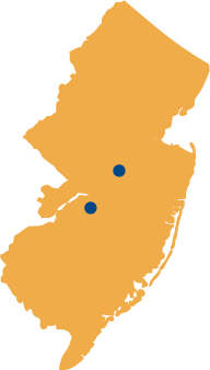 Illustration of the state of New Jersey
