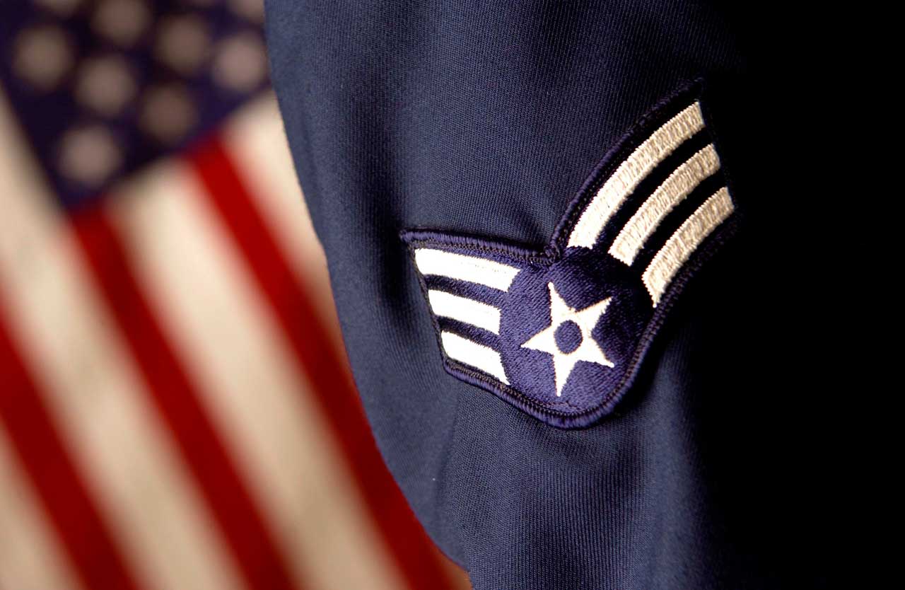 photo close up of military badge