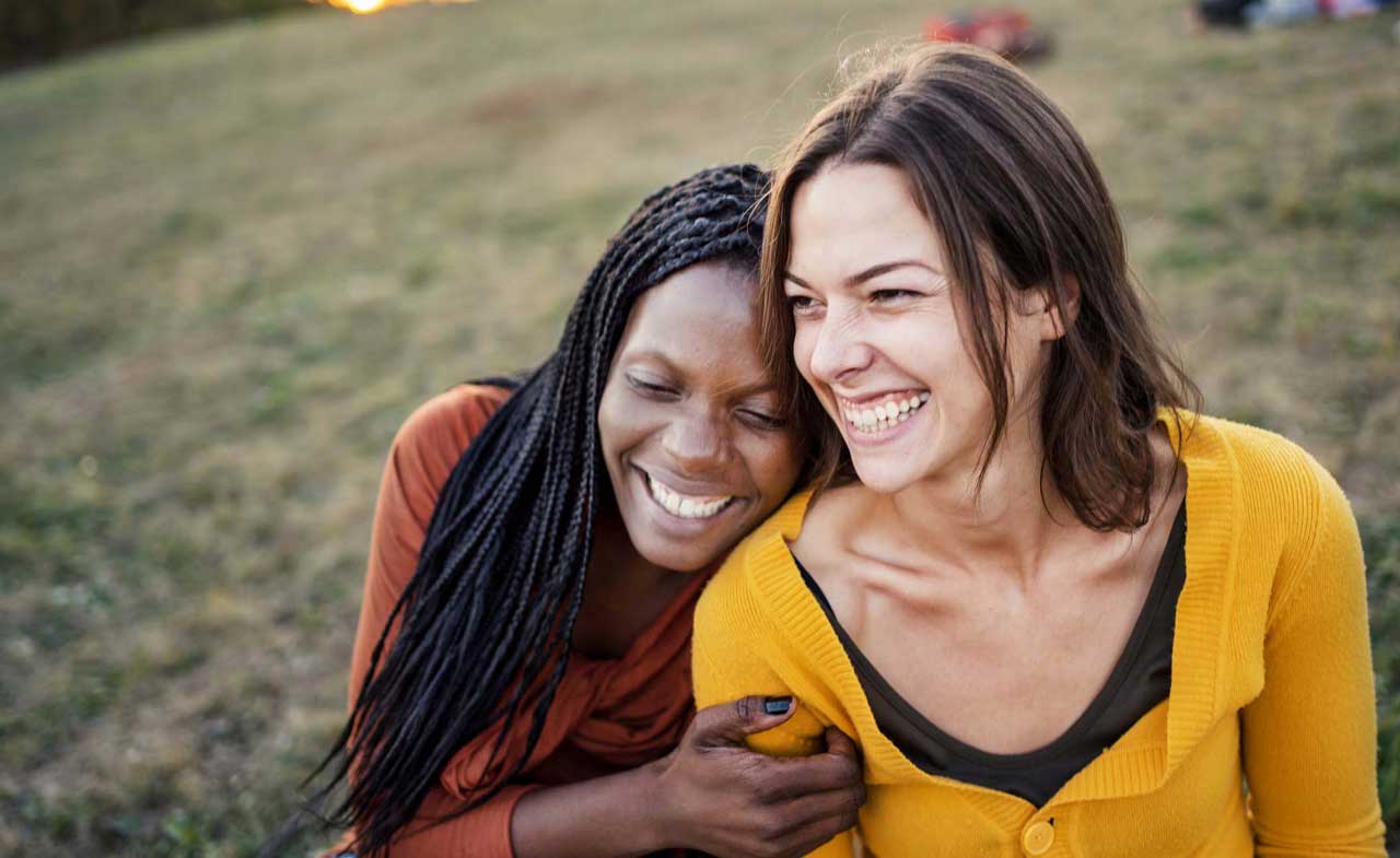 photo of two women together