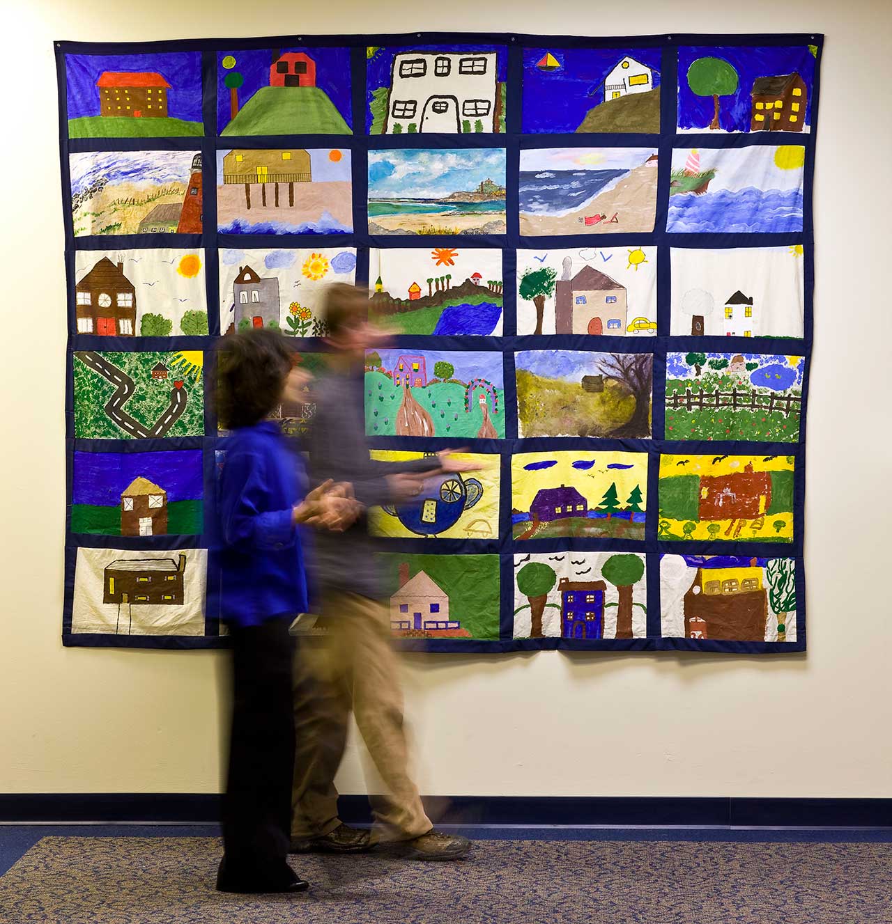 quilt wall art at PHBH