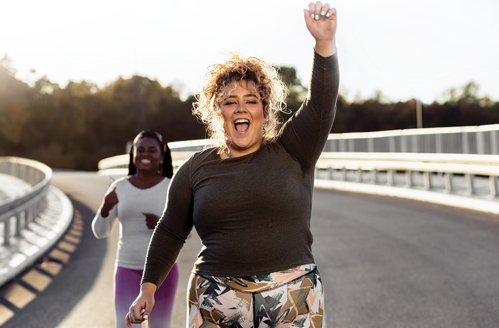 women running