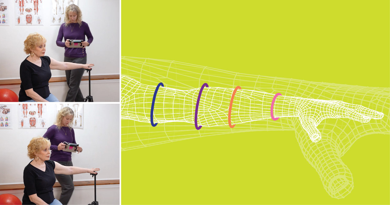 photo montage showcasing LymphaTech, a 3D imaging software system
